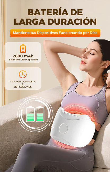 Masajeador Abdominal Eléctrico Inalámbrico – Quema Grasa, Reduce Hinchazón y Activa la Digestión Natural