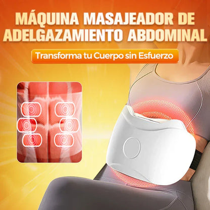 Masajeador Abdominal Eléctrico Inalámbrico – Quema Grasa, Reduce Hinchazón y Activa la Digestión Natural