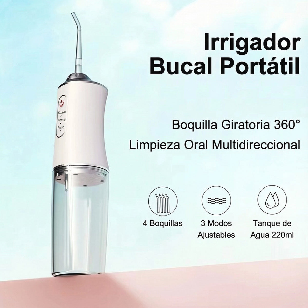 Irrigador Bucal Profesional JetClean Pro